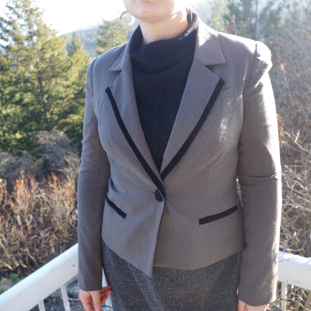Beautiful Gray Suite Blazer By AttitudeJay Manuel